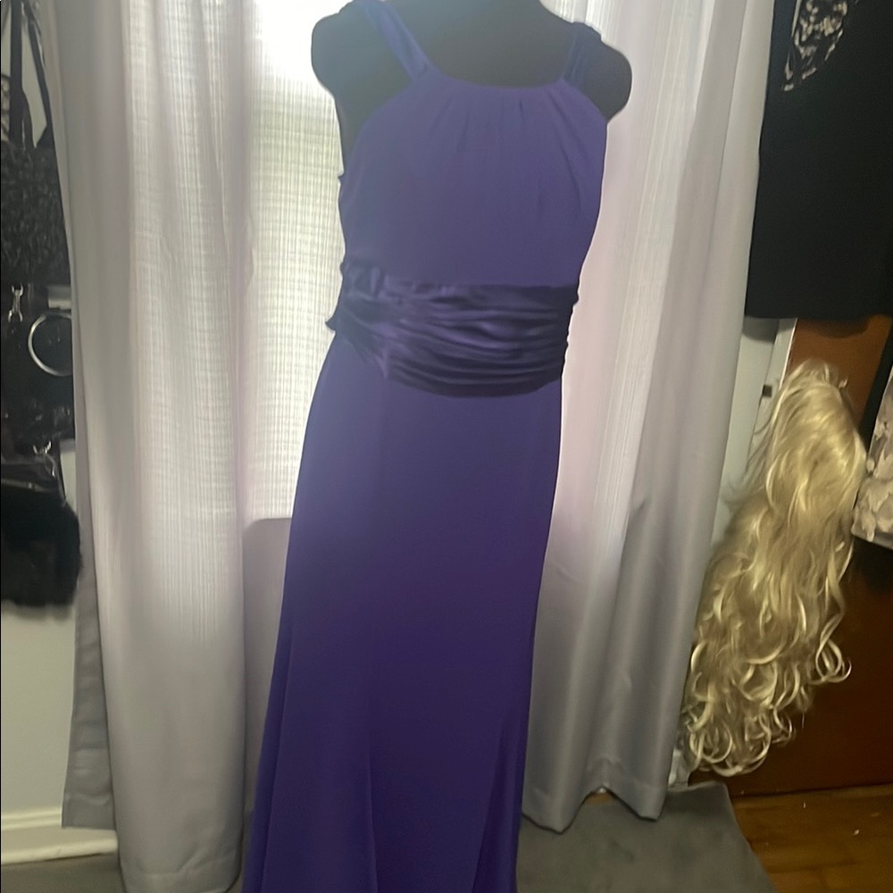 Elegant Purple Evening Gown